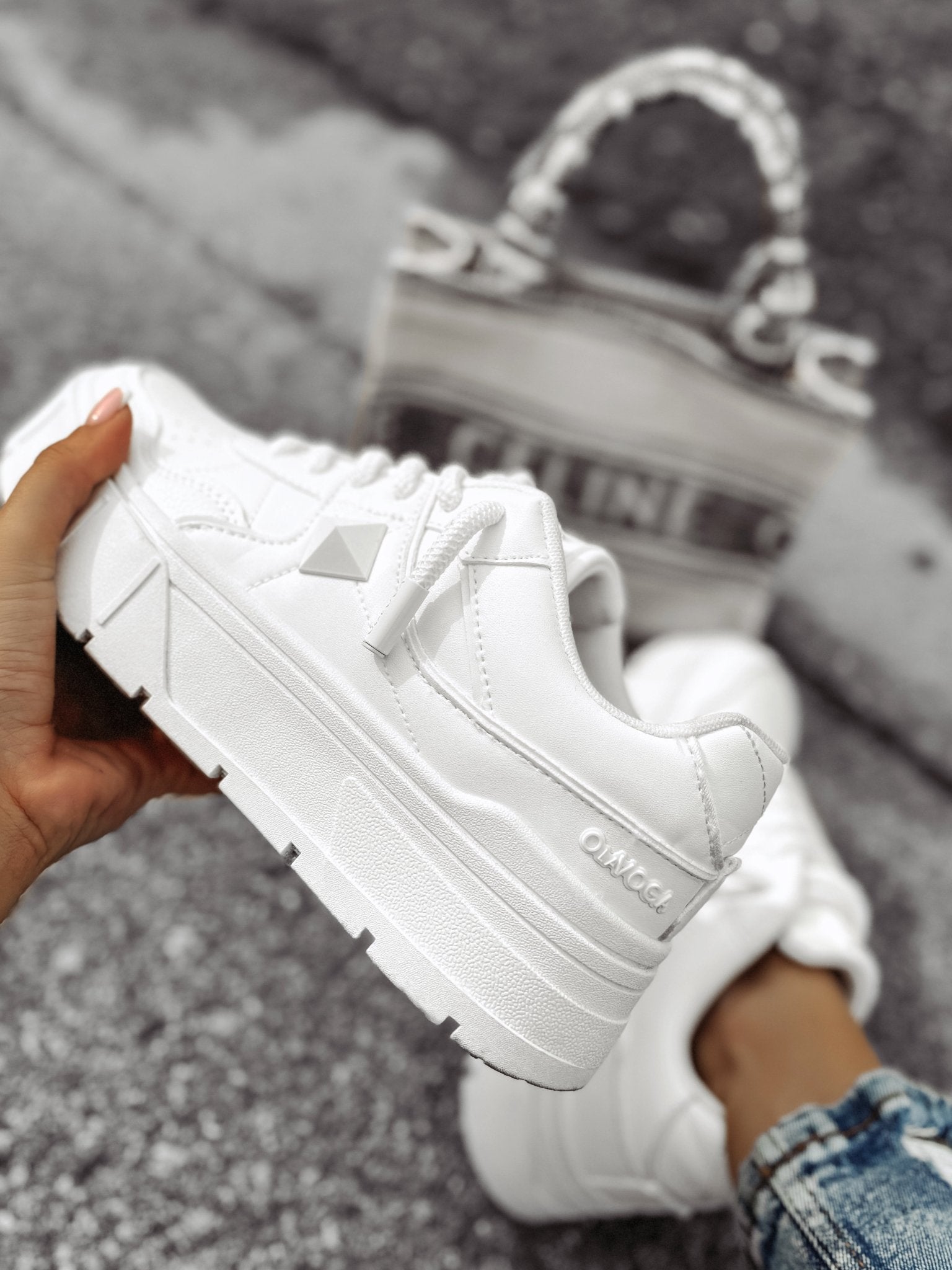 O la voga 'Off White' Shoes - Valentina Boutique