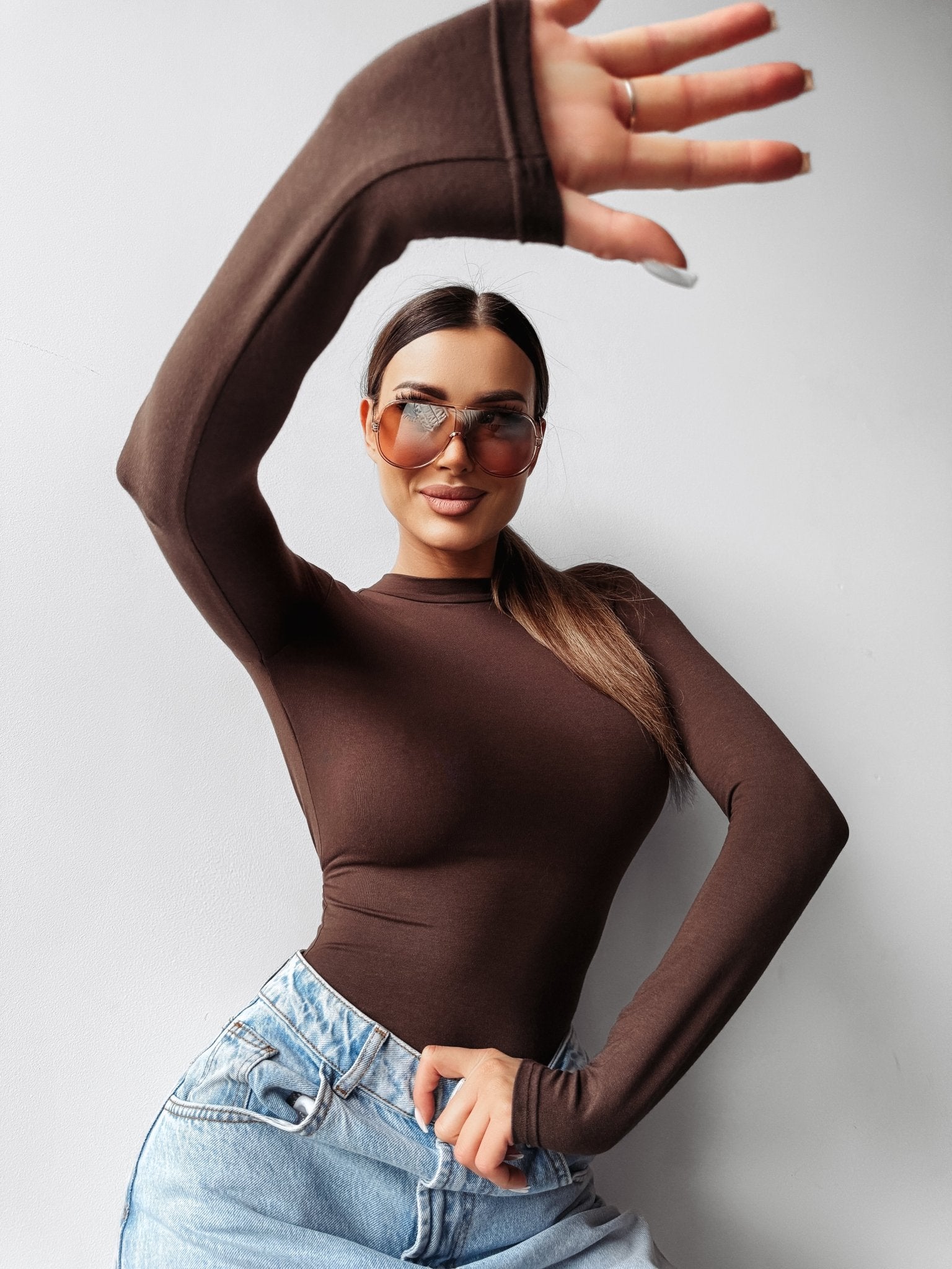 O la voga 'Pelle' Damen Body - Valentina Boutique