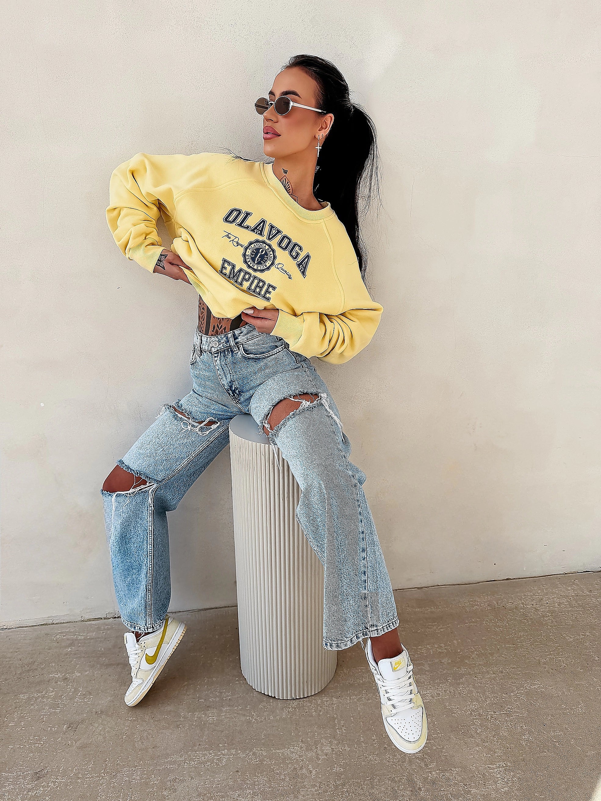 O la voga Damen Pullover 'Amaris'