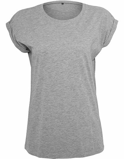 Build Your Brand Ladies` Extended Shoulder Tee