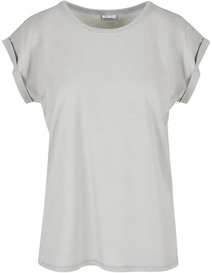 Build Your Brand Ladies` Extended Shoulder Tee