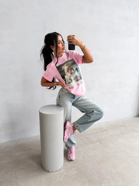 O la voga Damen T-shirt 'Earned'