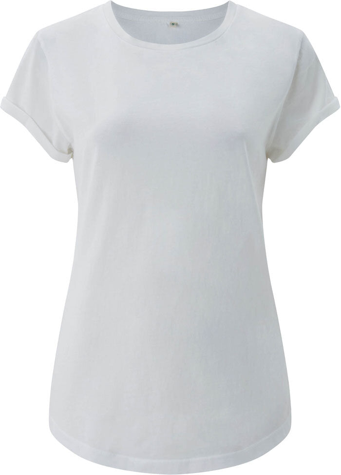 EarthPositive Women`s Rolled Up Sleeve Organic