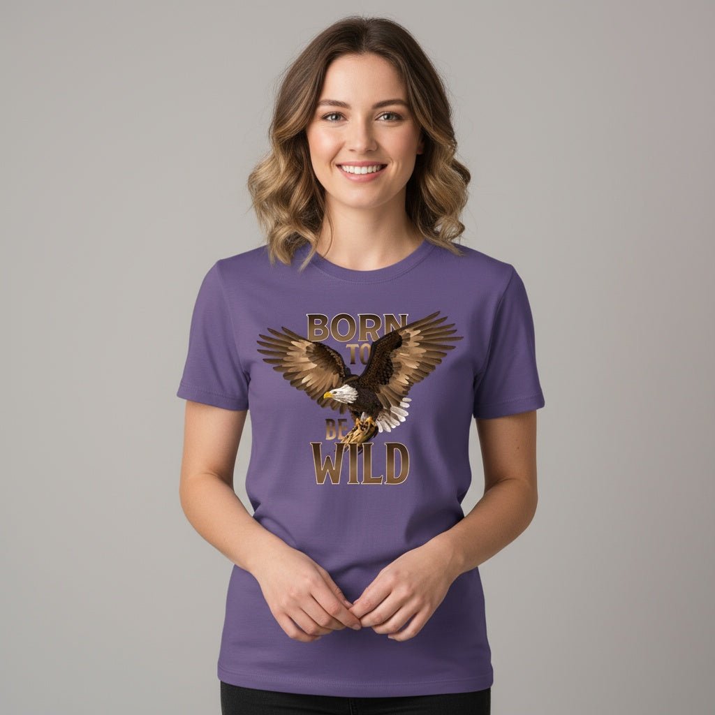 Custom Design Damen T-shirt 'Born to be Wild' - Valentina Boutique