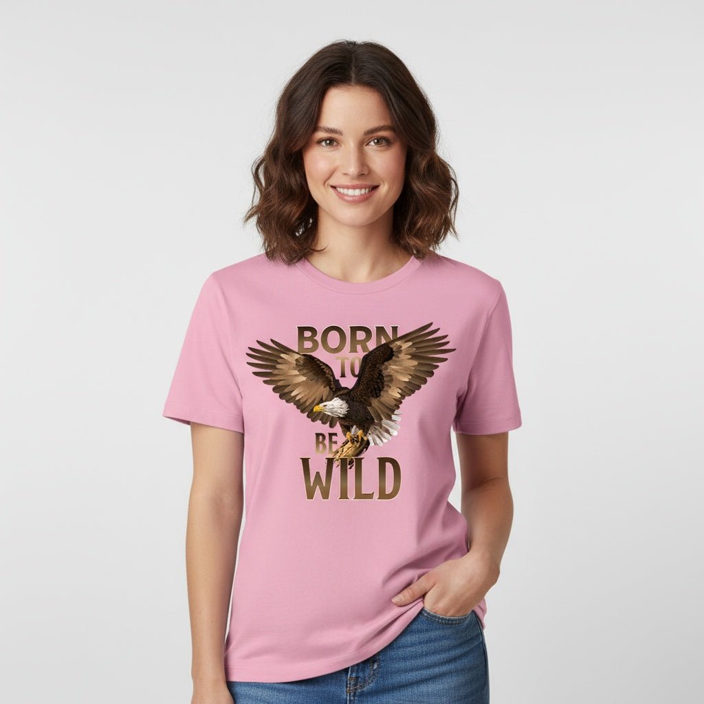 Custom Design Damen T-shirt 'Born to be Wild' - Valentina Boutique