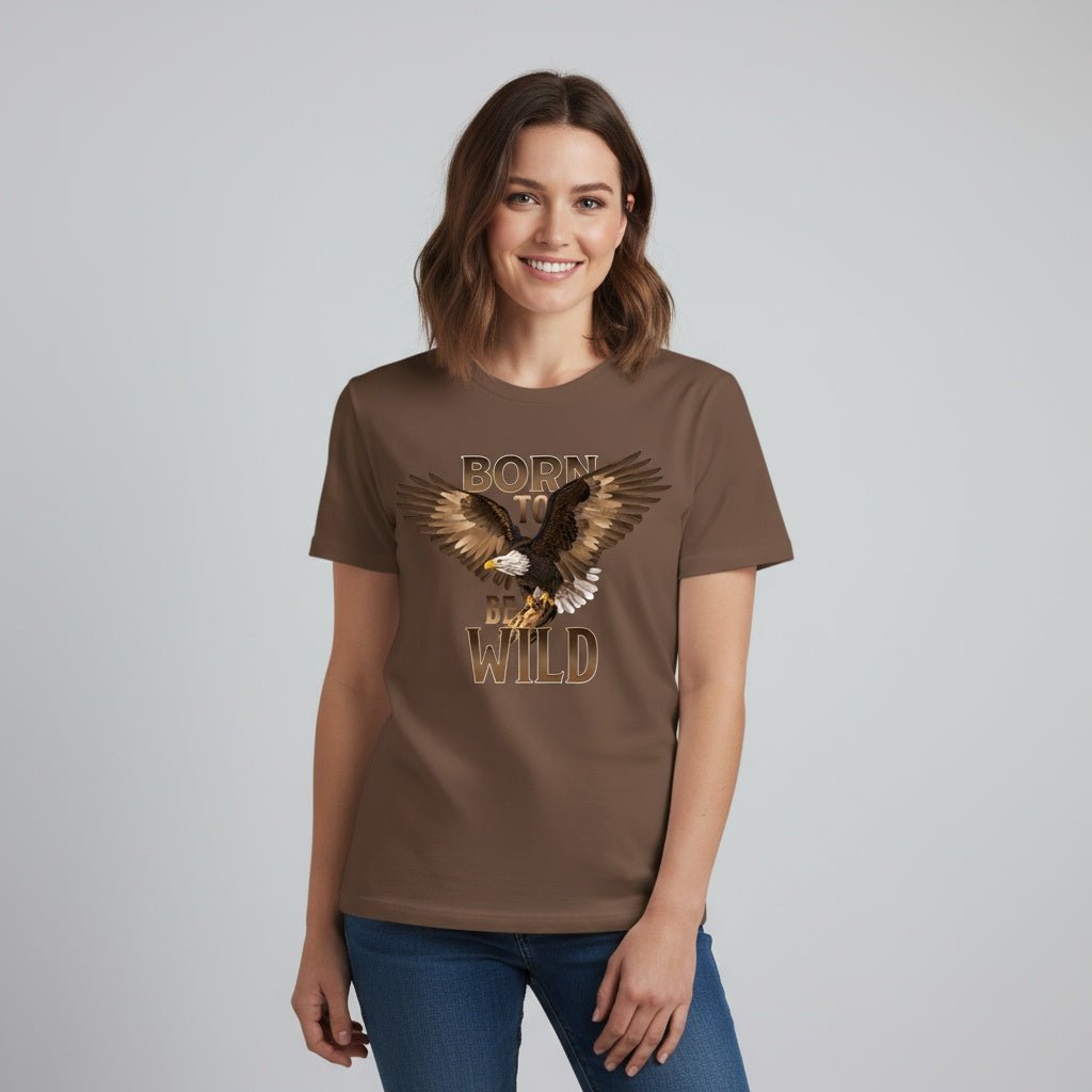 Custom Design Damen T-shirt 'Born to be Wild' - Valentina Boutique