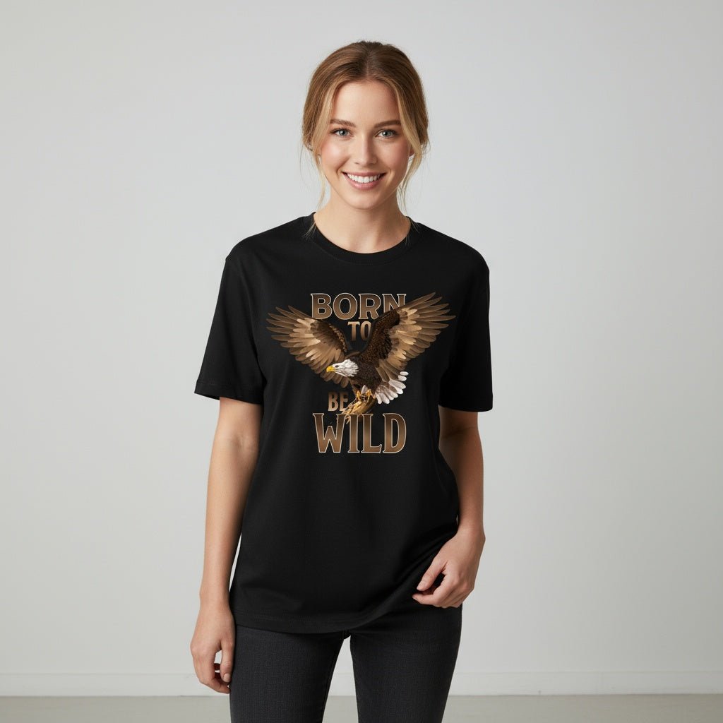 Custom Design Damen T-shirt 'Born to be Wild' - Valentina Boutique