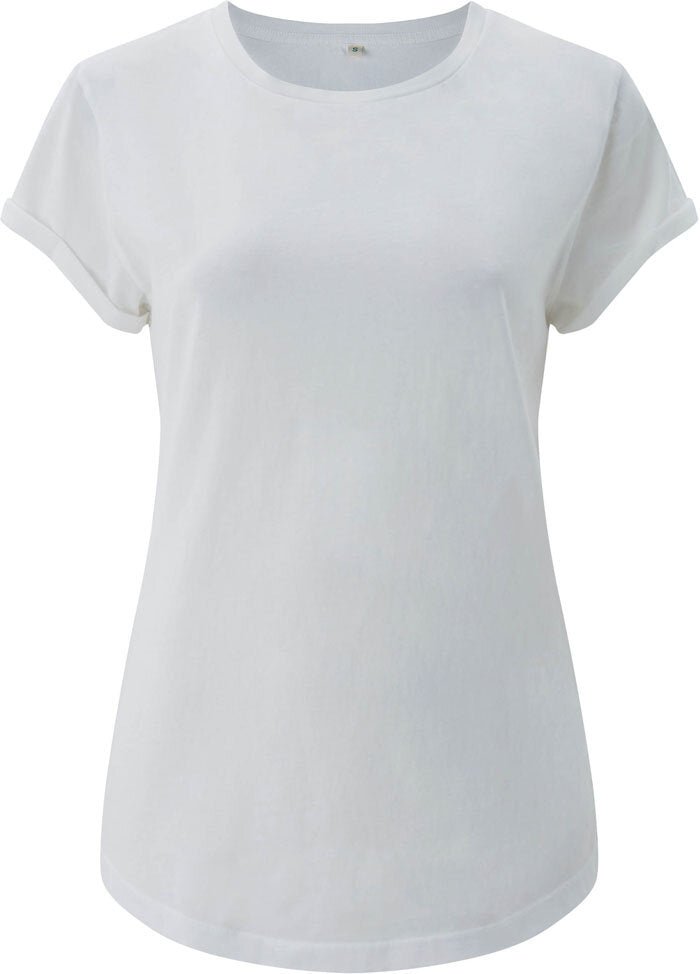 EarthPositive Women`s Rolled Up Sleeve Organic - Valentin Boutique & Design