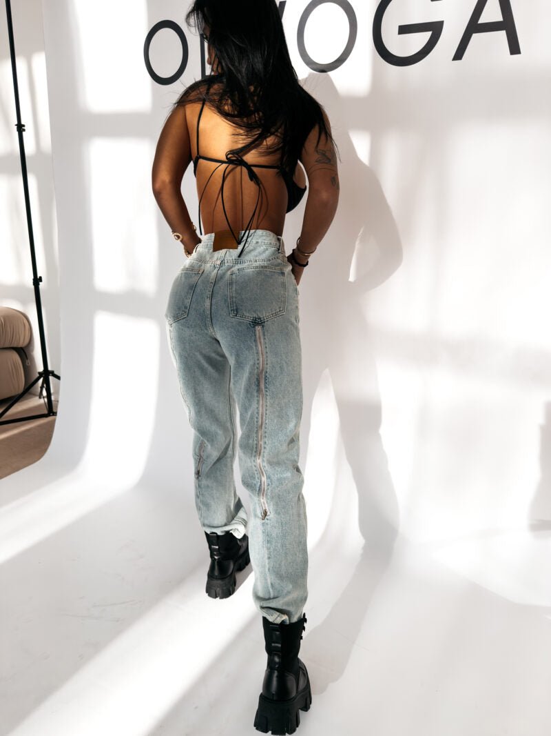 O la voga Damen Jeanshose 'Skyline Rifle' - Valentin Boutique & Design