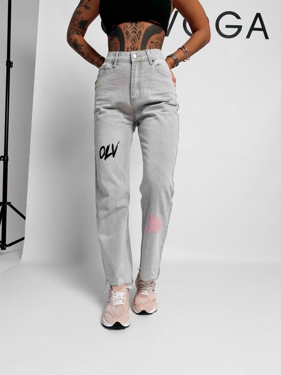 O la voga Damen Jeanshose 'Vivid' - Valentin Boutique & Design