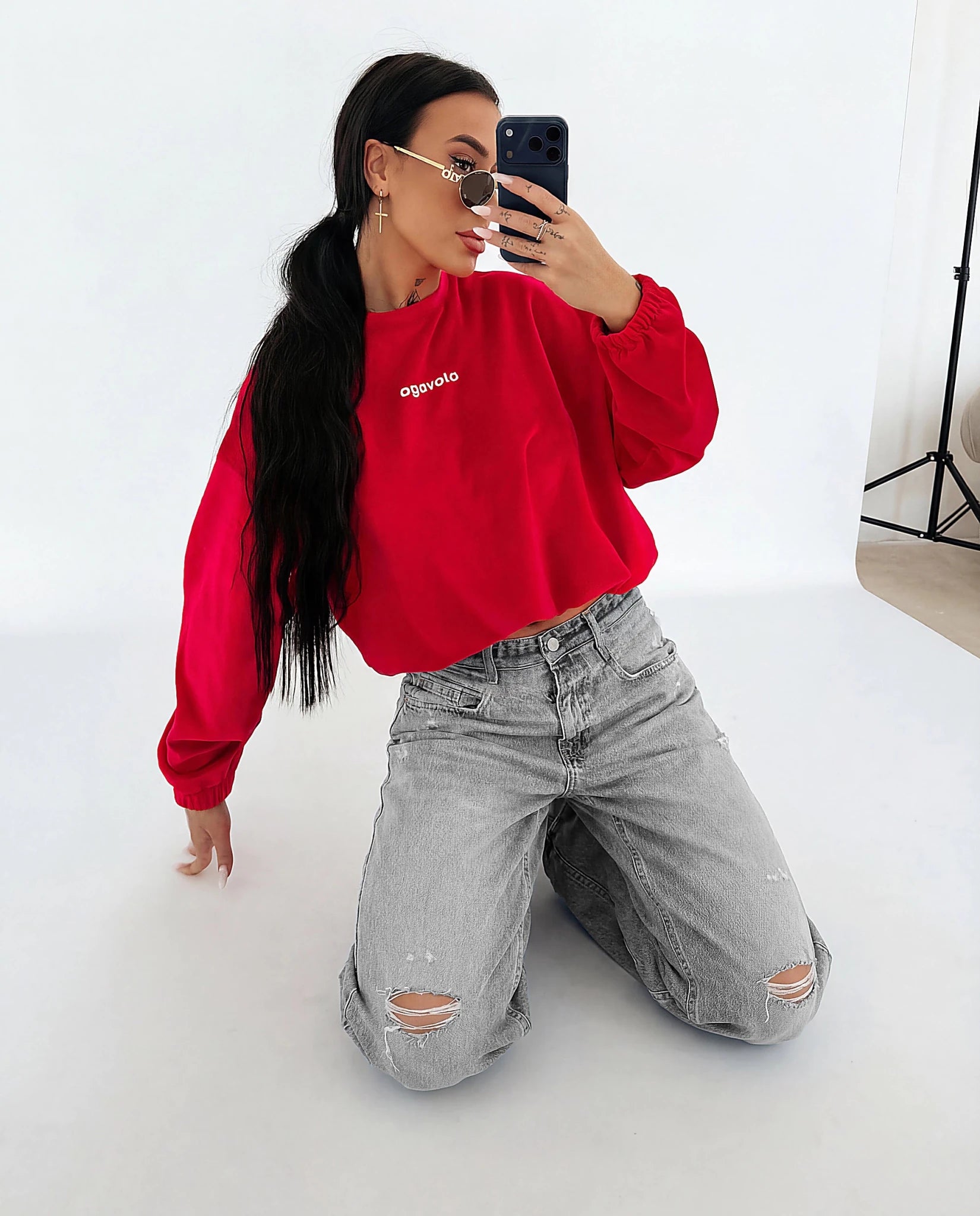 O la voga Damen 'Velvora' Pulover - Valentin Boutique & Design