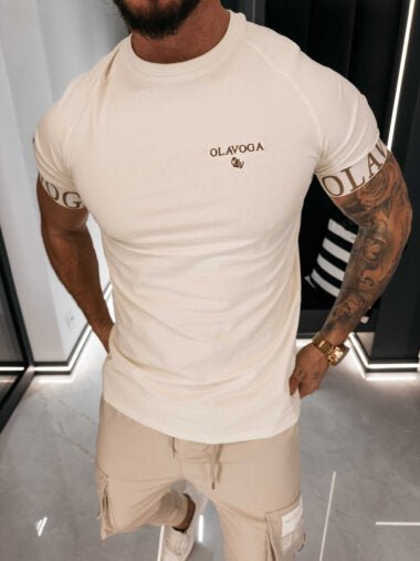 O la voga Herren T-shirt 'Sky Jue' - Valentin Boutique & Design