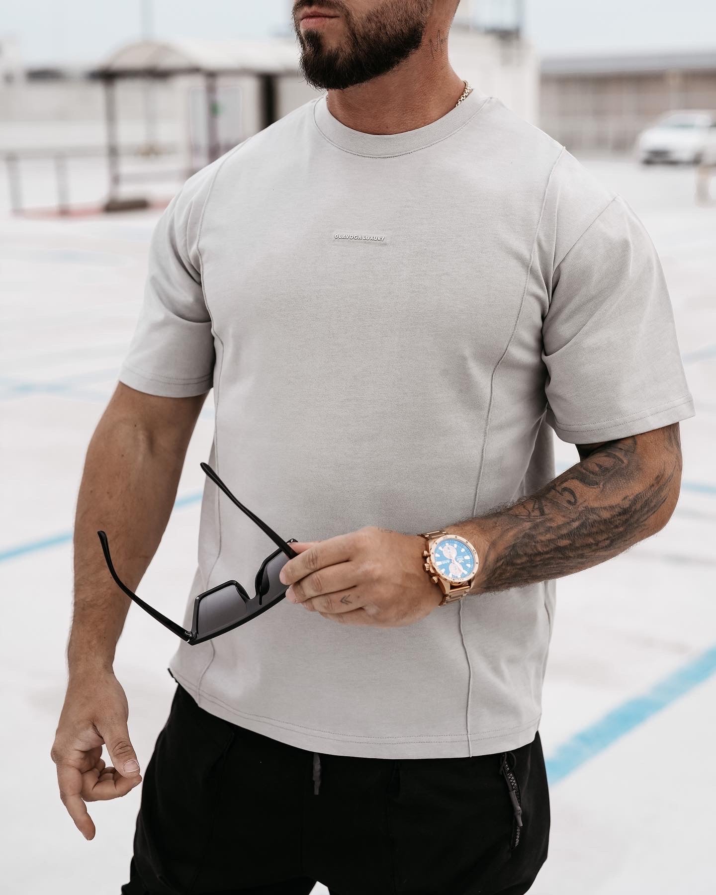 O la voga 'Silver' T-shirt for Men - Valentina Boutique