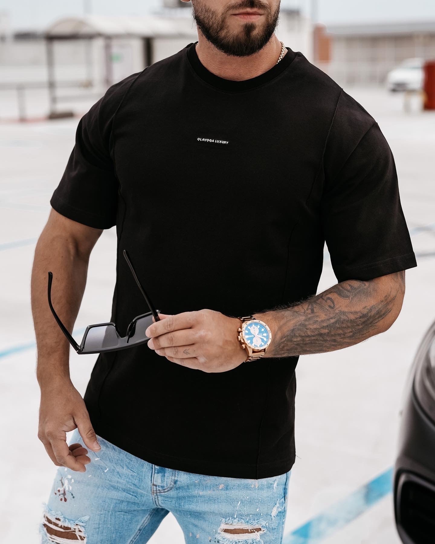 O la voga 'Silver' T-shirt for Men - Valentina Boutique