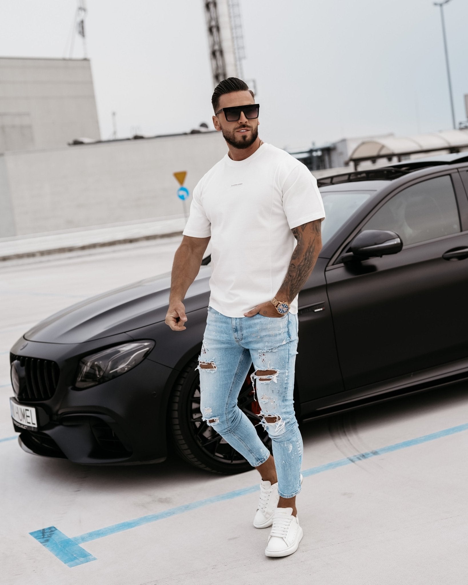 O la voga 'Silver' T-shirt for Men - Valentina Boutique