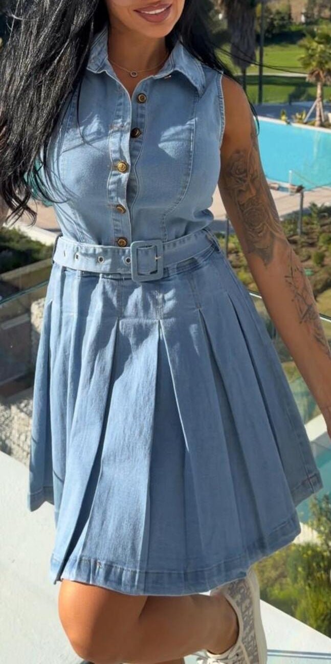 Valentin Fashion Damen Kleid - Denim - Valentin Boutique & Design