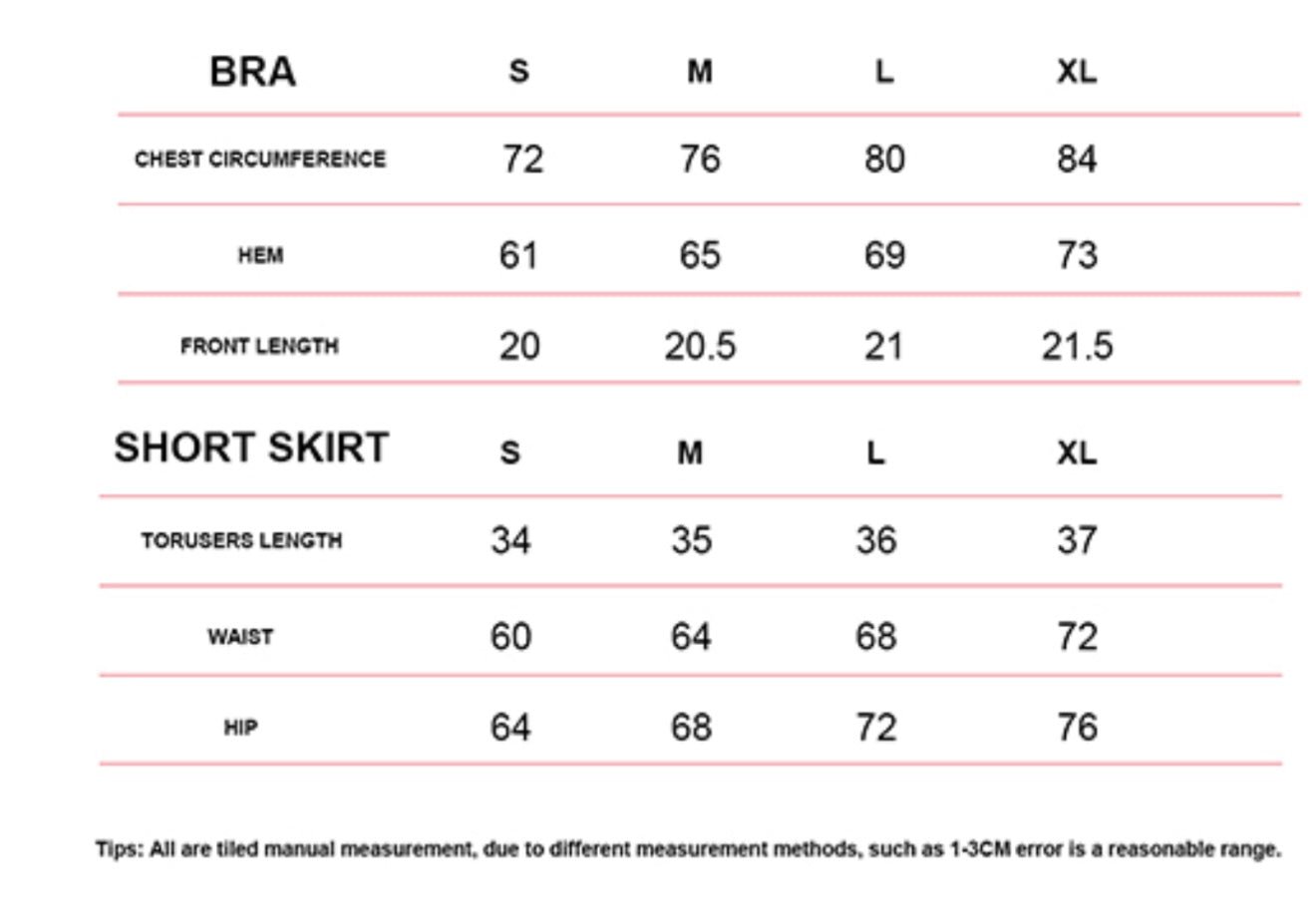 Valentin Fashion Gymwear Top+Rock - Valentina Boutique